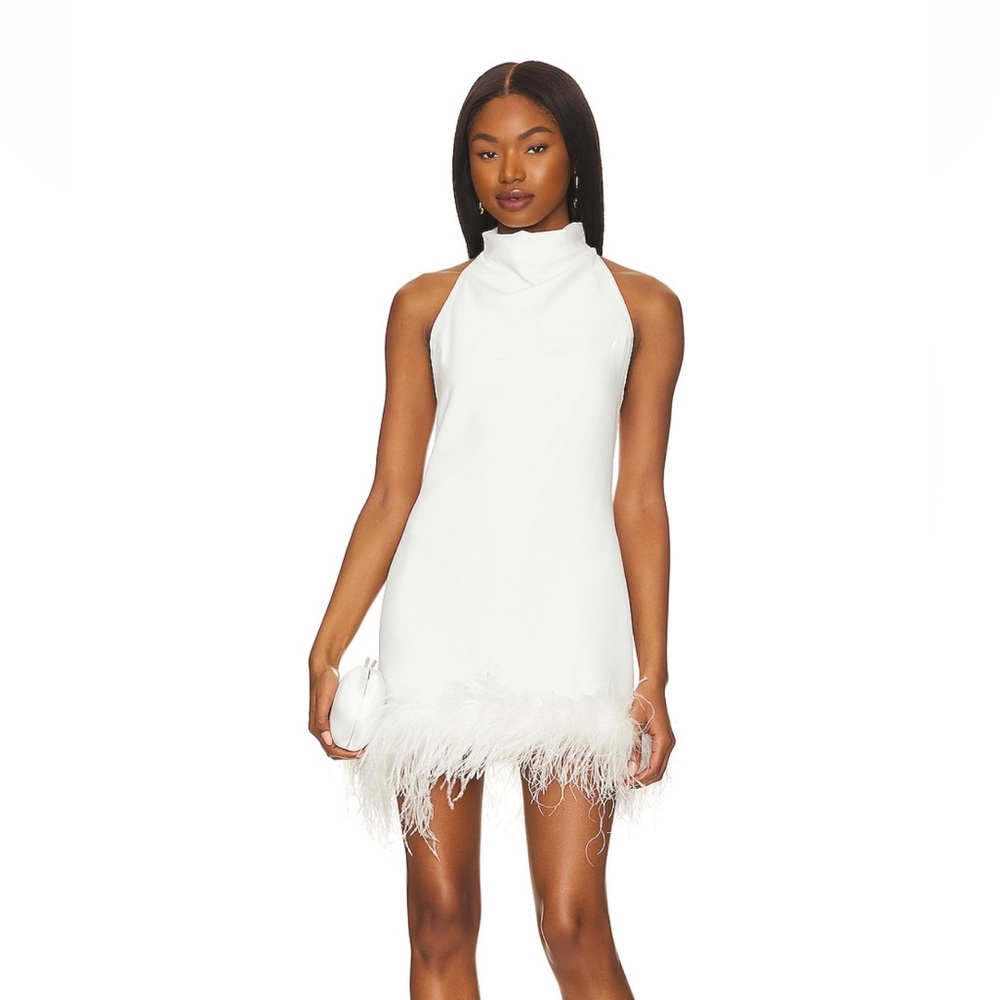 Amanda Uprichard Lunaria Dress in Ivory/White